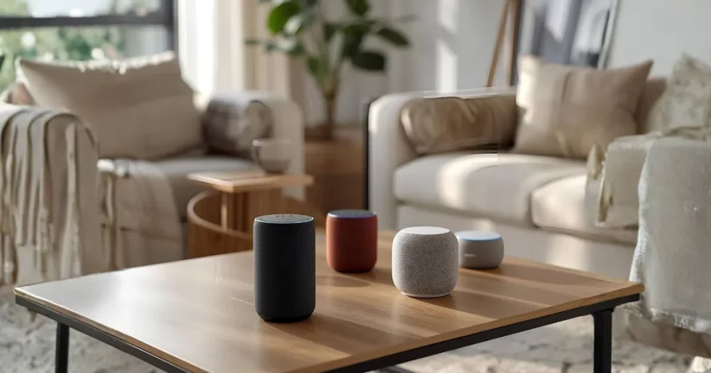 Smart speaker comparison at home